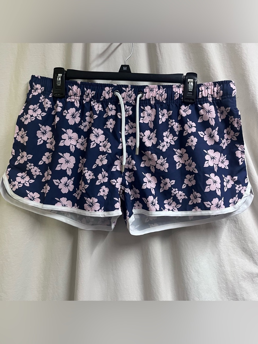 🌺 Retro Floral Franks Swim Shorts Women’s Size Large Beach Cruise
